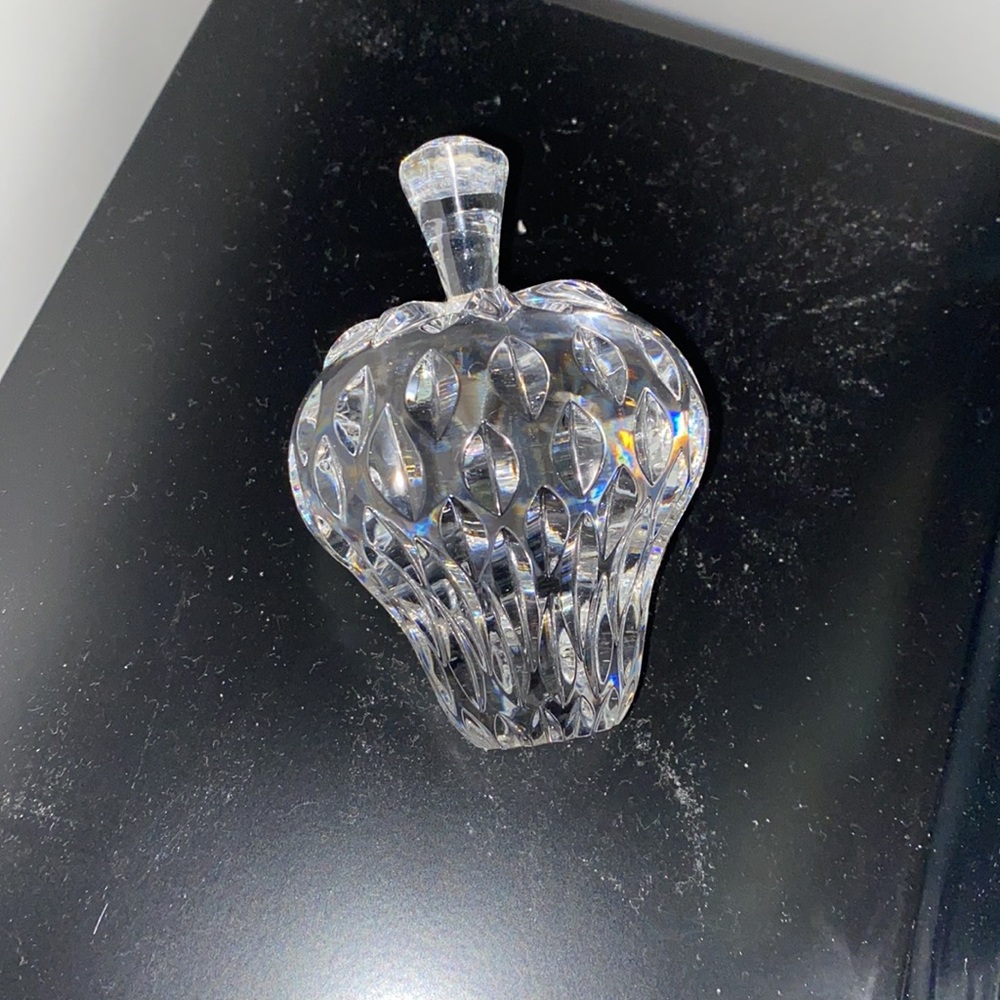 *Rare* Waterford Crystal Strawberry Paperweight/Decor